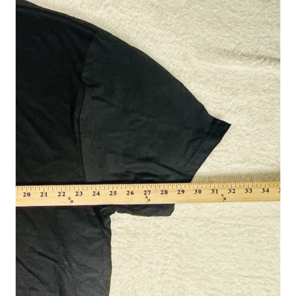 Retro Chevrolet Logo Distressed Graphic Tee Black‎ Short Sleeve T-Shirt Mens 2XL - Picture 4 of 5
